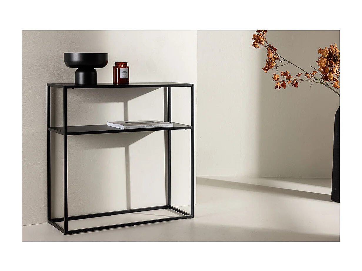 Console Design en Métal "Georgetown" 80cm Noir