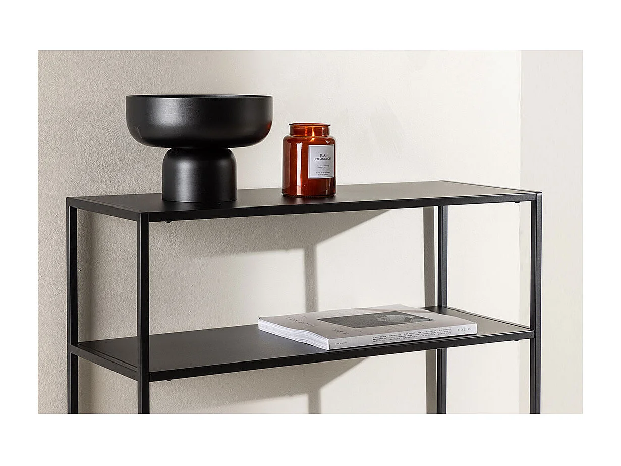 Console Design en Métal "Georgetown" 80cm Noir