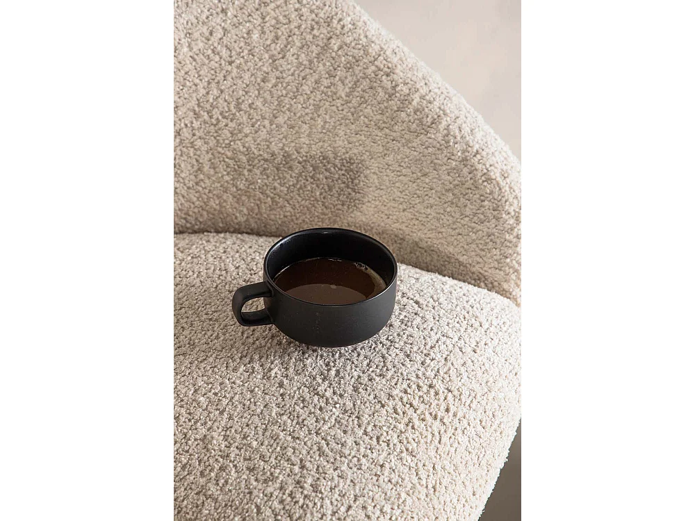 Velvet tabouret de bar blanc, noir