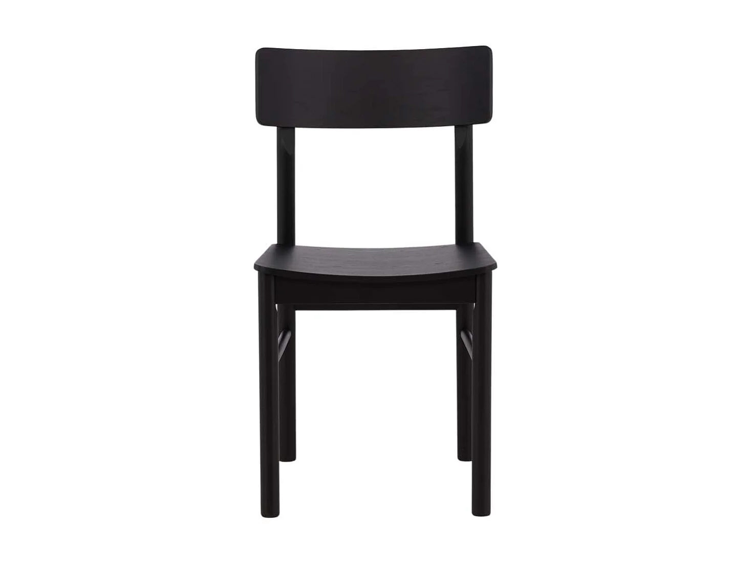 Montros Esszimmerstuhl Holz schwarz.
