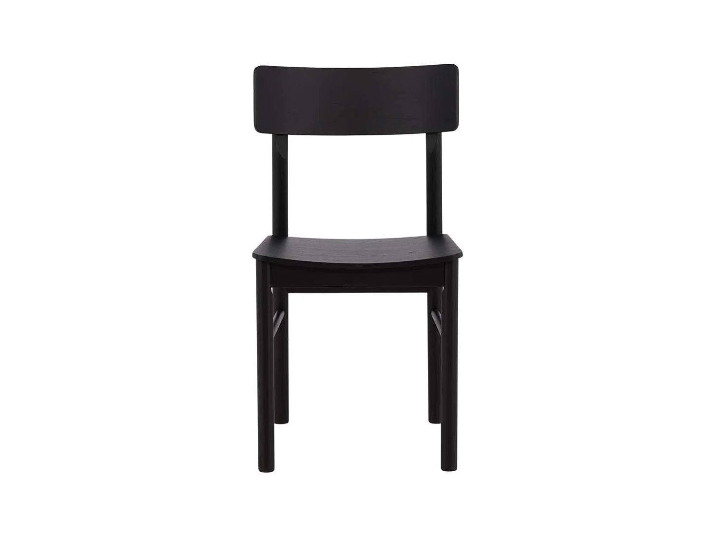 Montros chaise de salle à manger bois noir