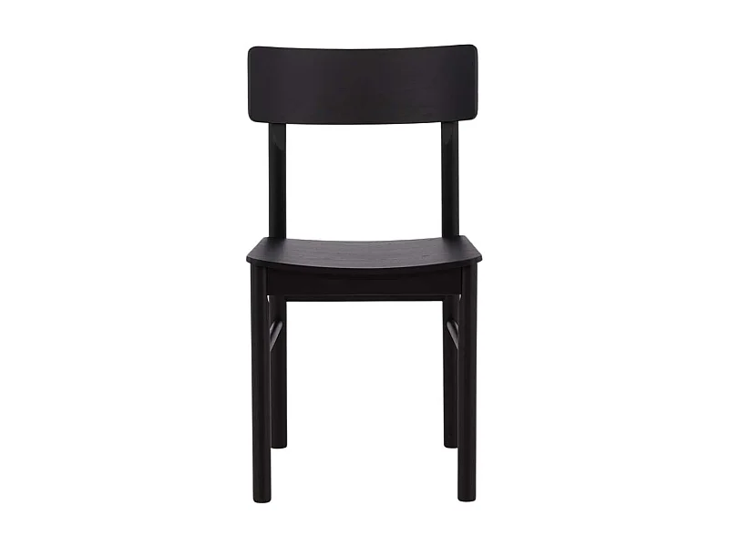 Montros chaise de salle à manger bois noir