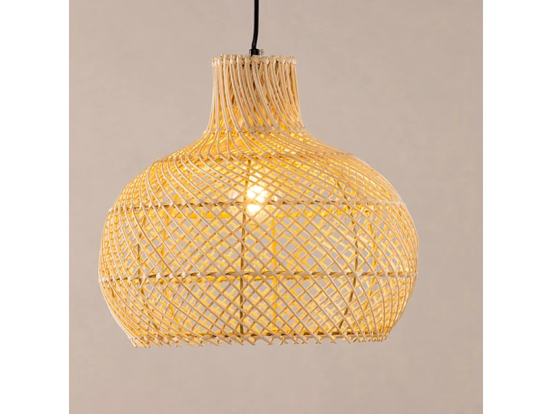 Varekil verlichting hanglamp 35x35x30cm naturel.