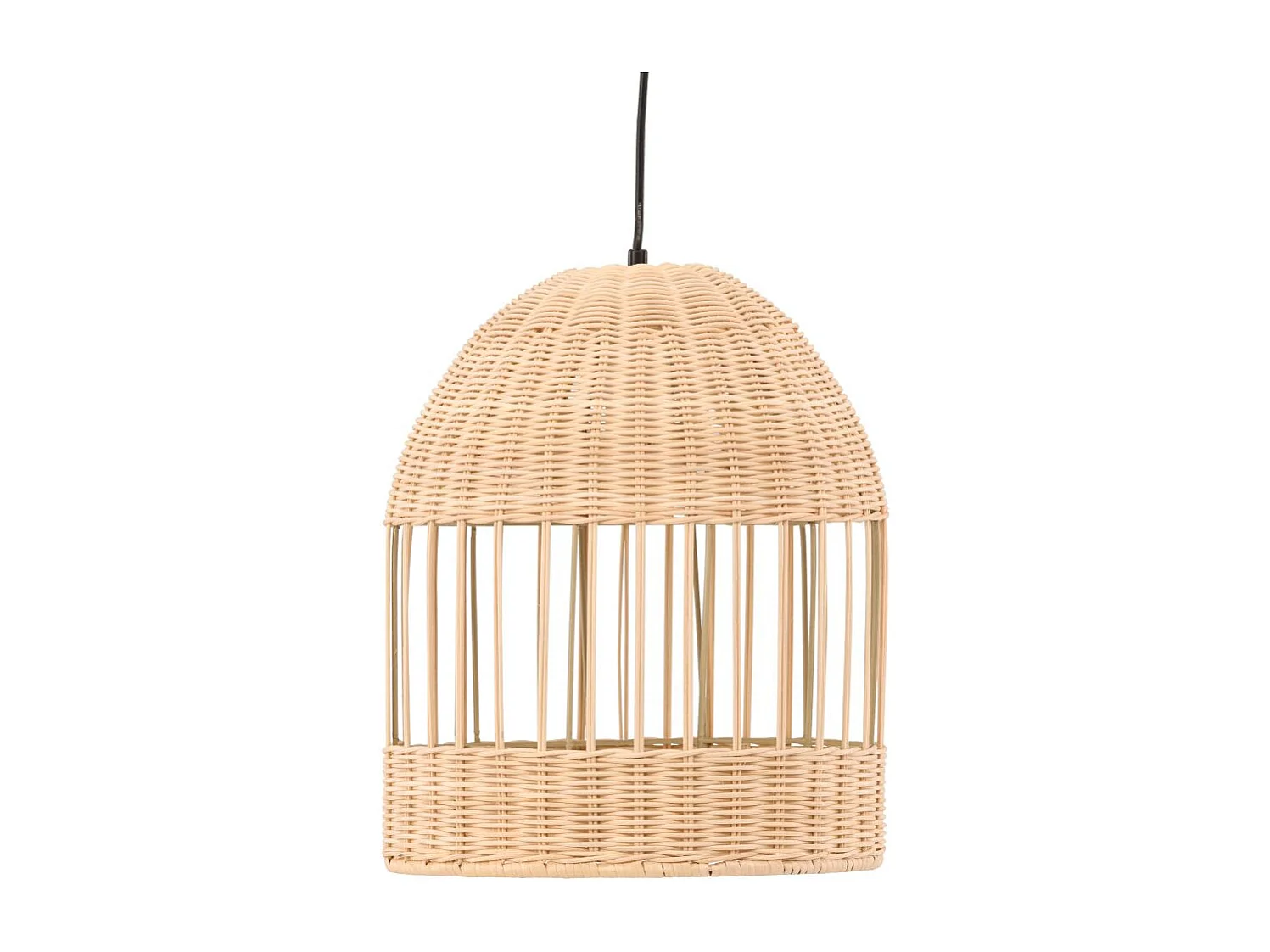 Lampe Suspension en Rotin "Alsback" 35cm Naturel