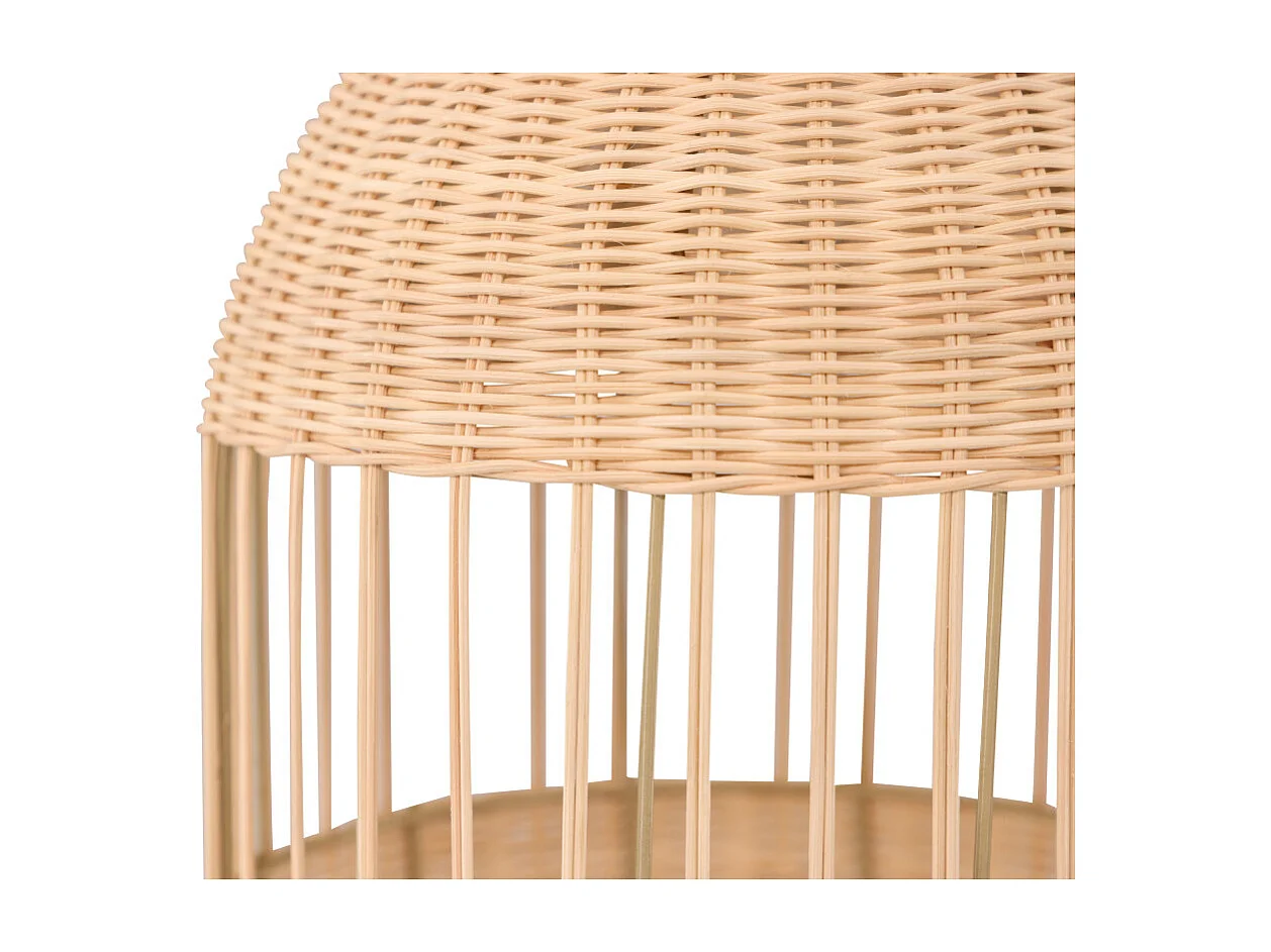 Lampe Suspension en Rotin "Alsback" 35cm Naturel