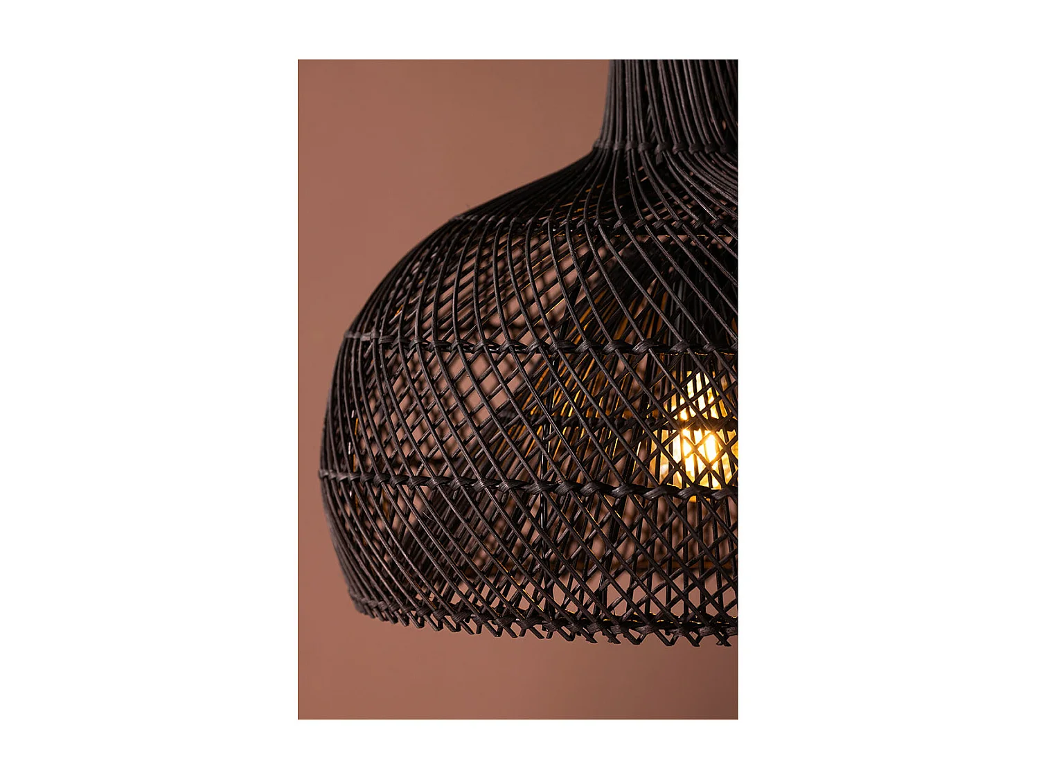 Laroche Beleuchtung Pendelleuchte 45x45x35cm schwarz.