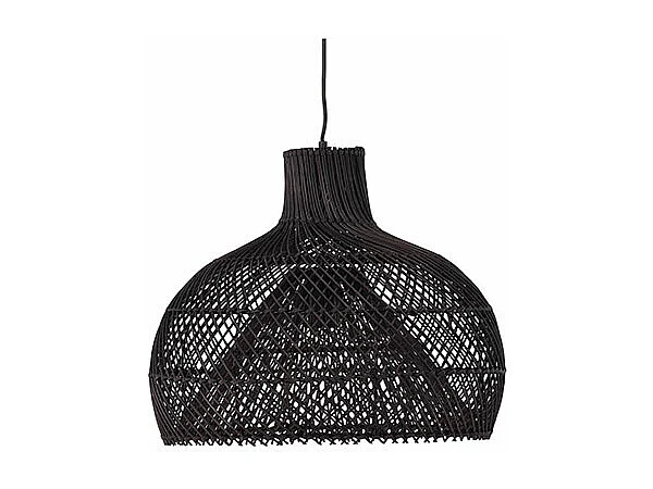 Lampada a sospensione Laroche 45x45x35cm nera.