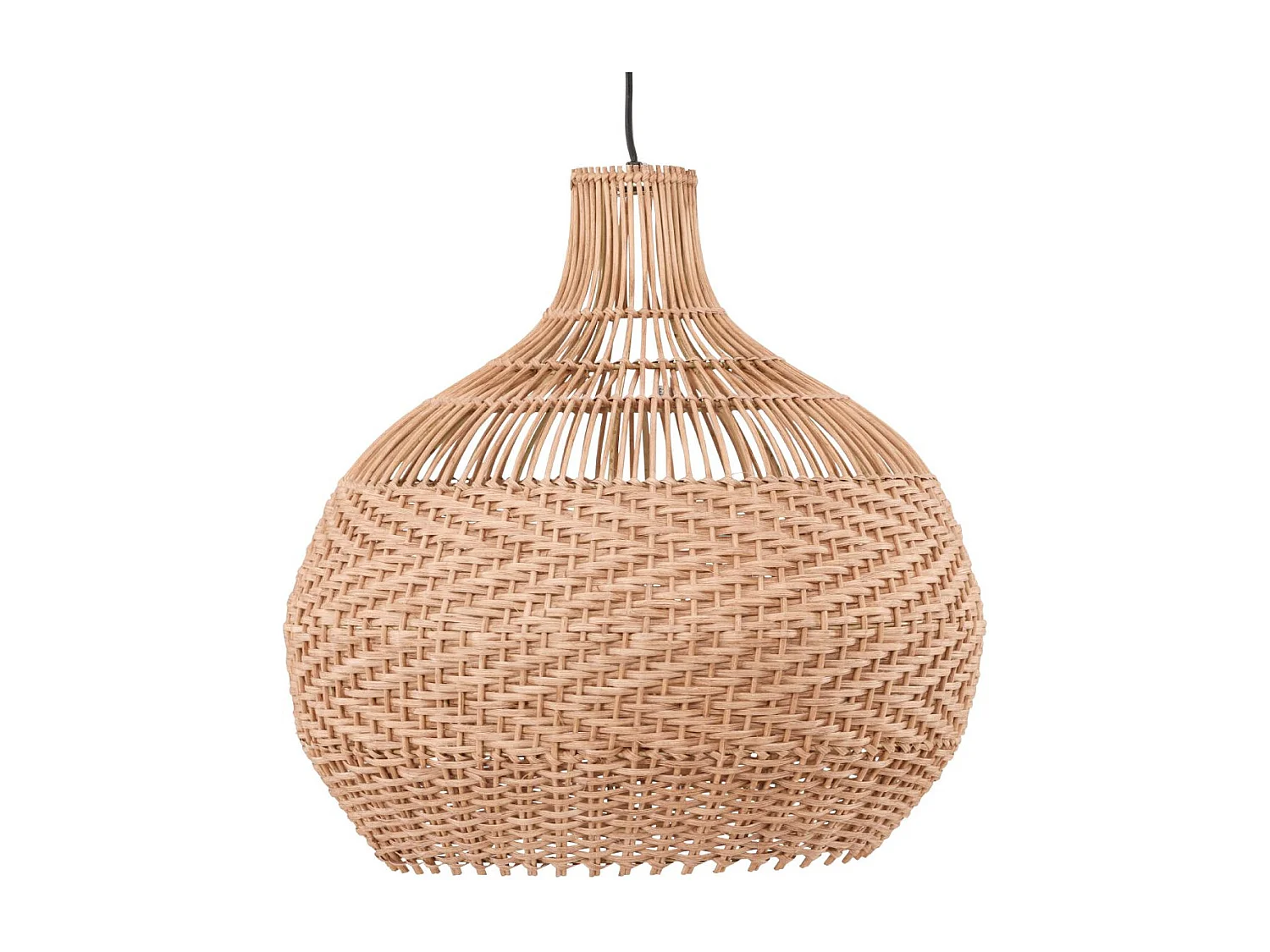 Lampe Suspension en Rotin "Bastia" 50 cm Naturel