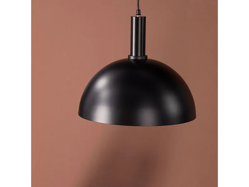 Lampada a sospensione Narbonne 35x35x27,5 cm nera.