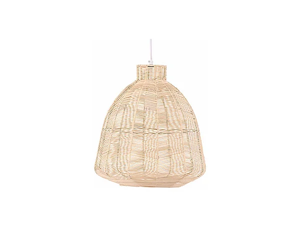 Tours verlichting hanglamp 40x40x40cm naturel.