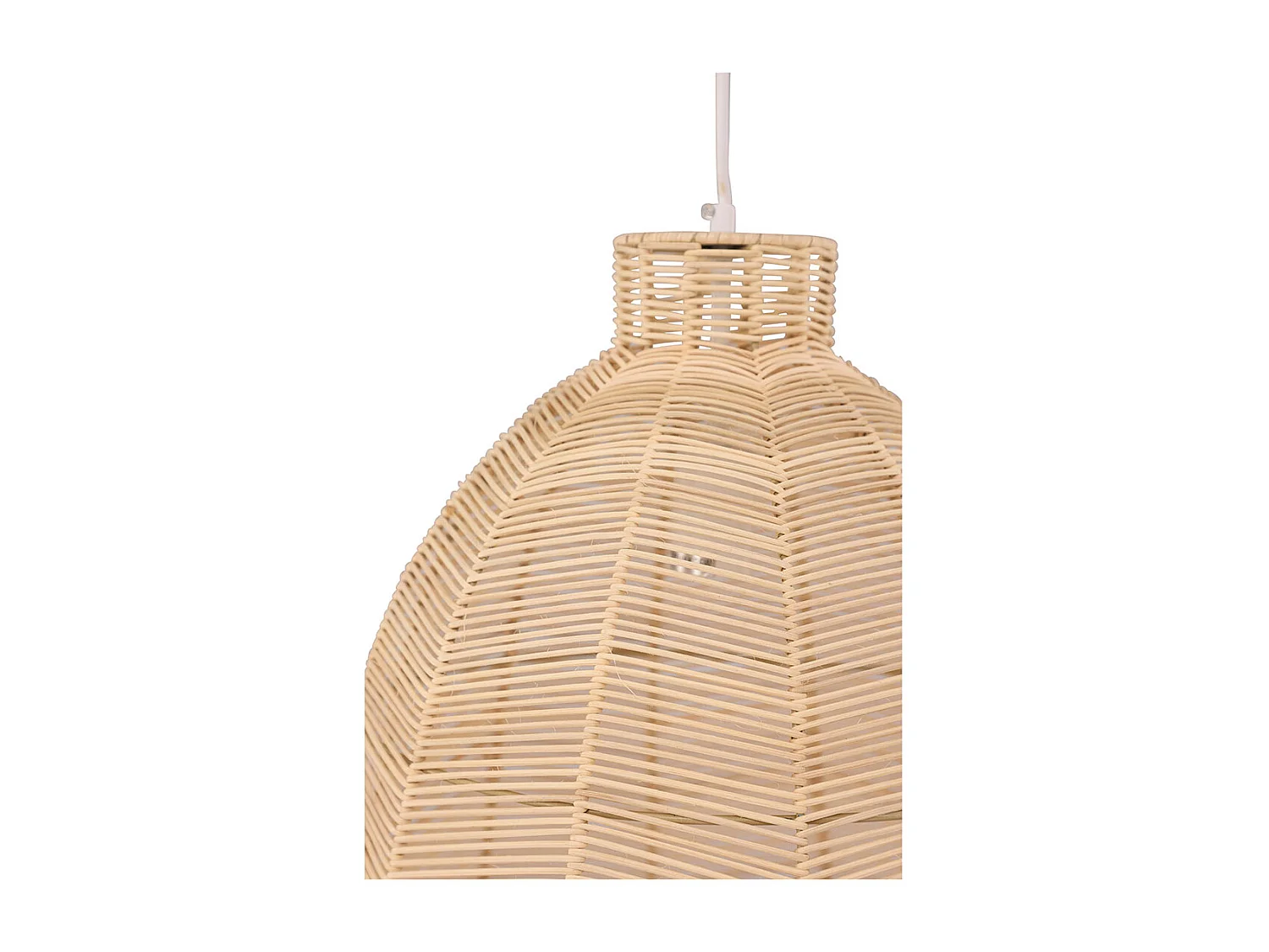 Lampe Suspension en Rotin "Tours" 40cm Naturel
