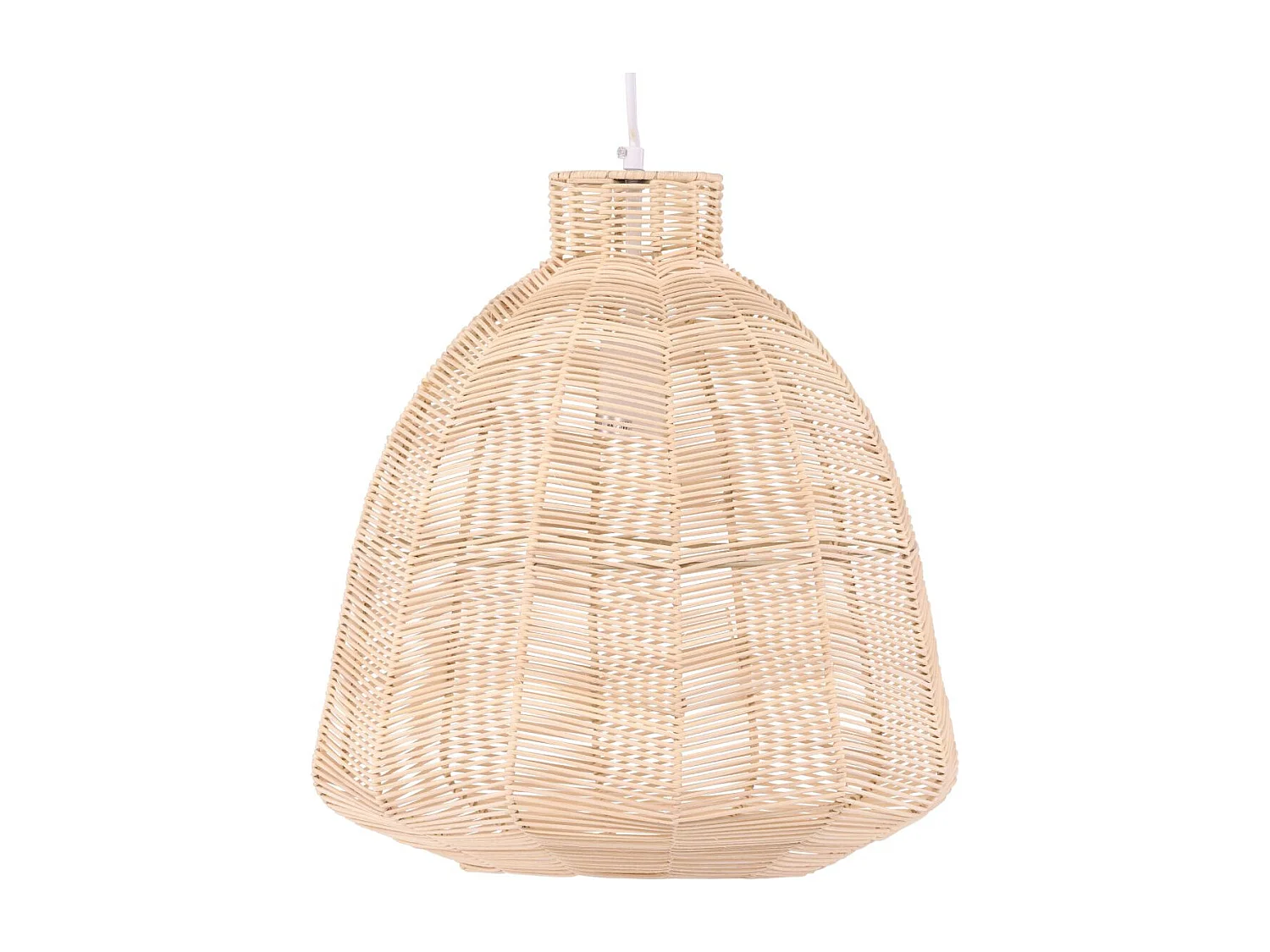 Lampe Suspension en Rotin "Tours" 40cm Naturel