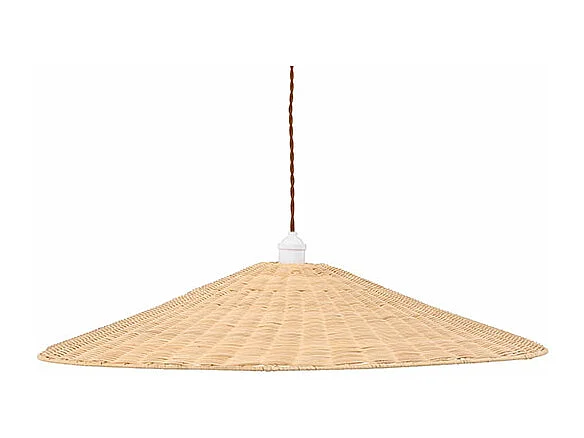 Herrestad verlichting hanglamp 80x80x16cm naturel.