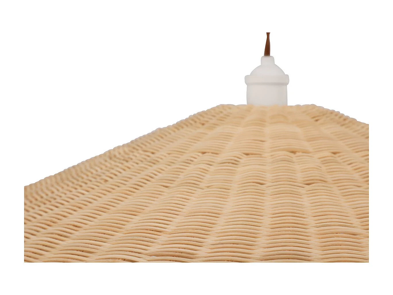 Lampe Suspension en Rotin "Herrestad" 80cm Naturel