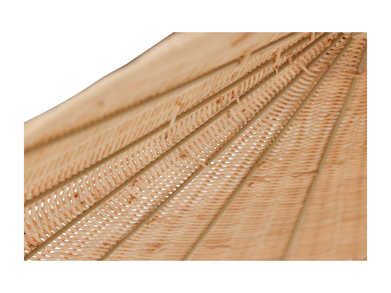 Lampe Suspension en Rotin "Herrestad" 80cm Naturel