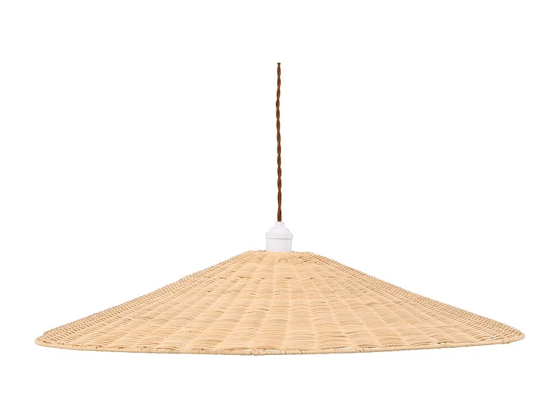 Herrestad verlichting hanglamp 80x80x16cm naturel.