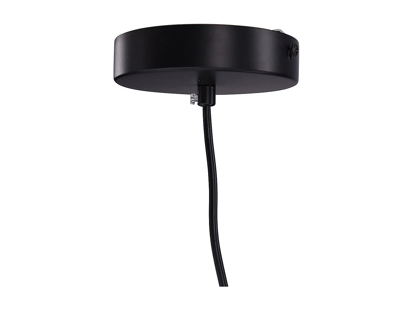 Lampada a sospensione Narbonne 25x25x22,5 cm nera.