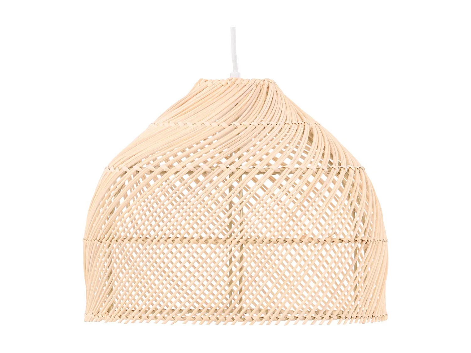 Lampe Suspension en Rotin "Brivela" 35cm Naturel