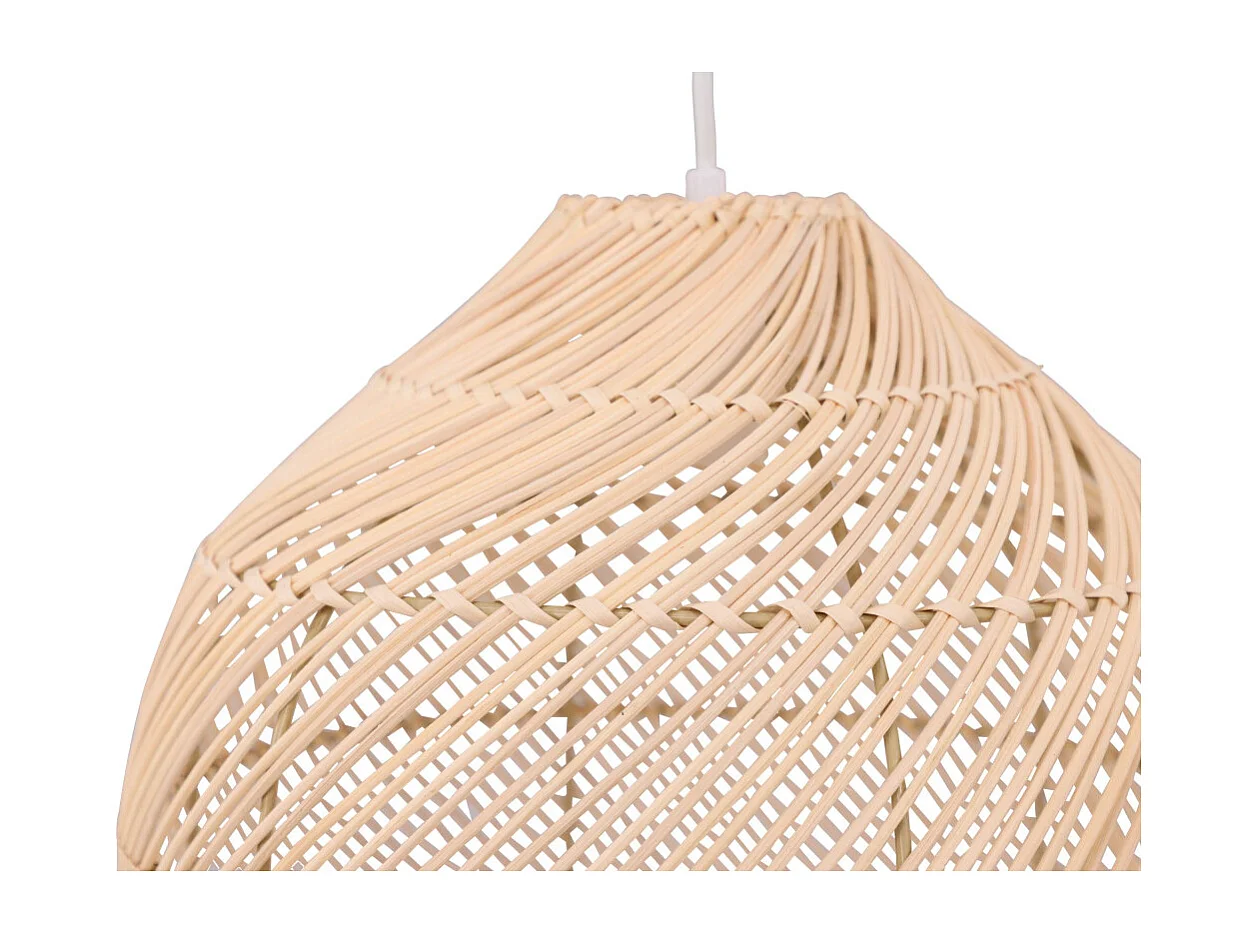 Lampe Suspension en Rotin "Brivela" 35cm Naturel
