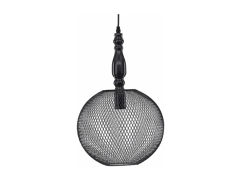 Lampe Suspension Déco "Valence" 48cm Noir