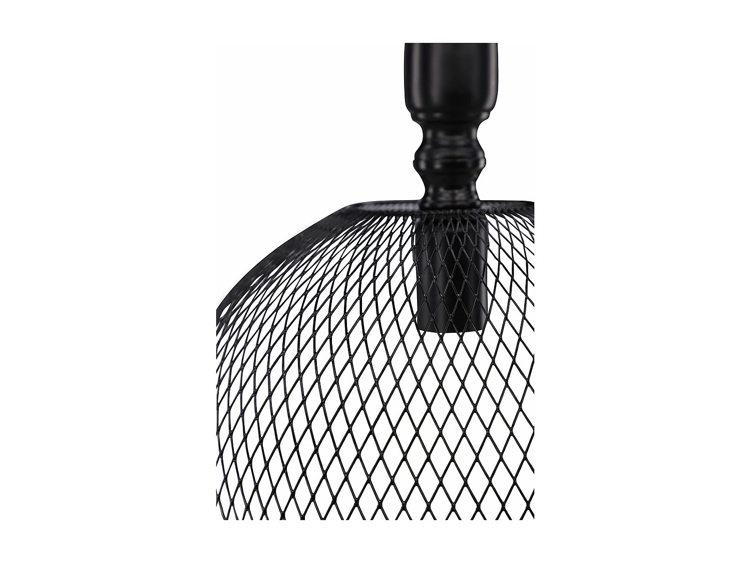 Lampada a sospensione Valence, 30x30x48cm, nera.