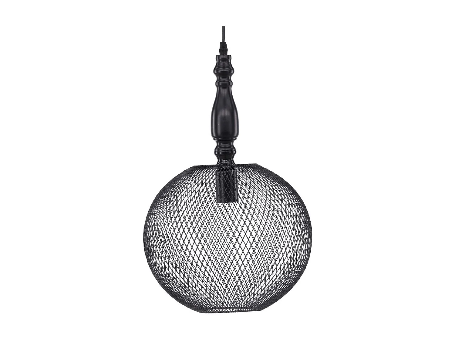 Lampe Suspension Déco "Valence" 48cm Noir