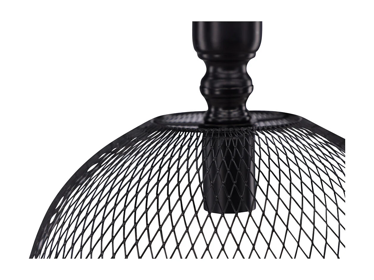 Lampe Suspension Déco "Valence" 48cm Noir