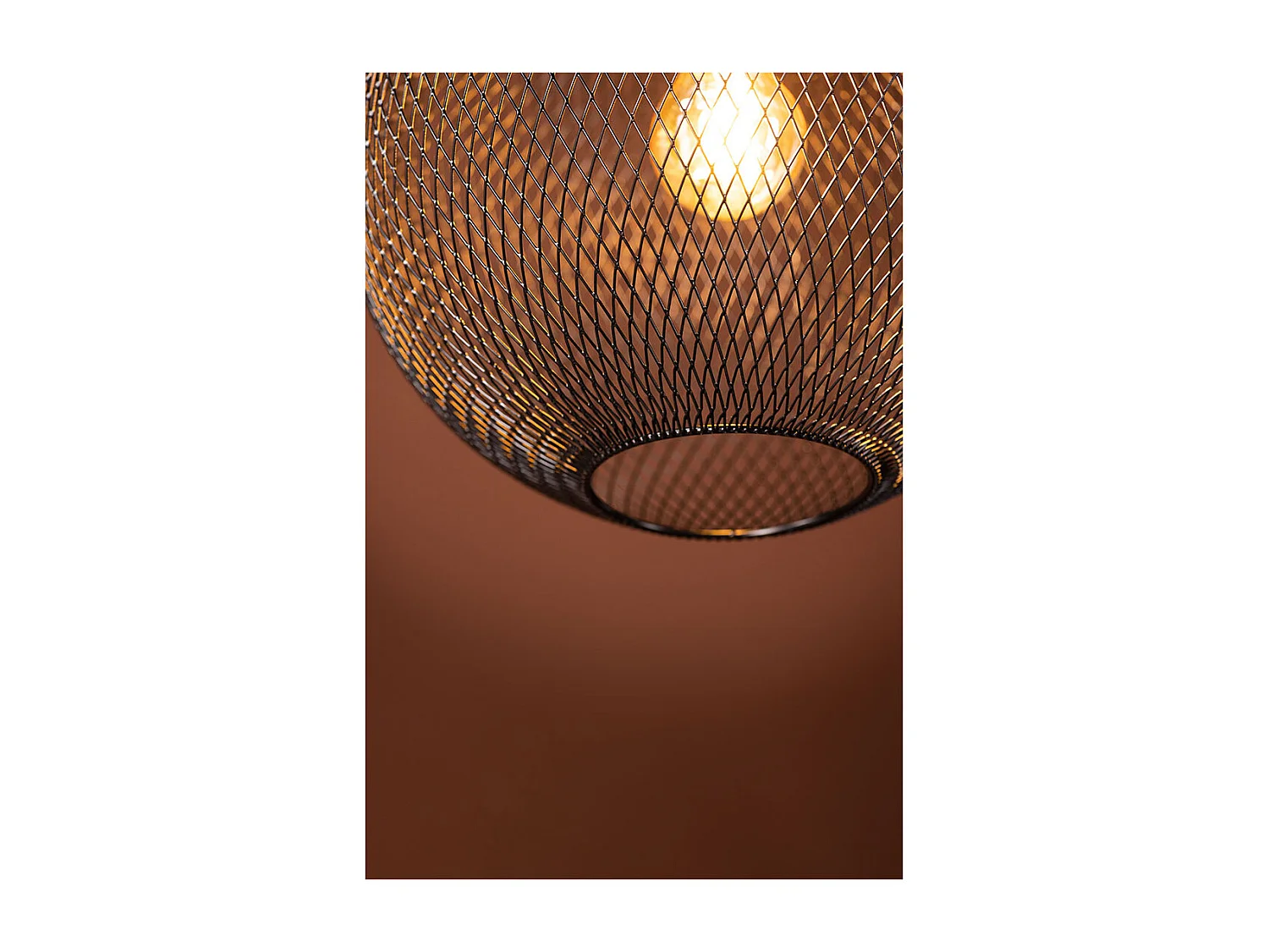 Valence verlichting hanglamp 30x30x48cm zwart.