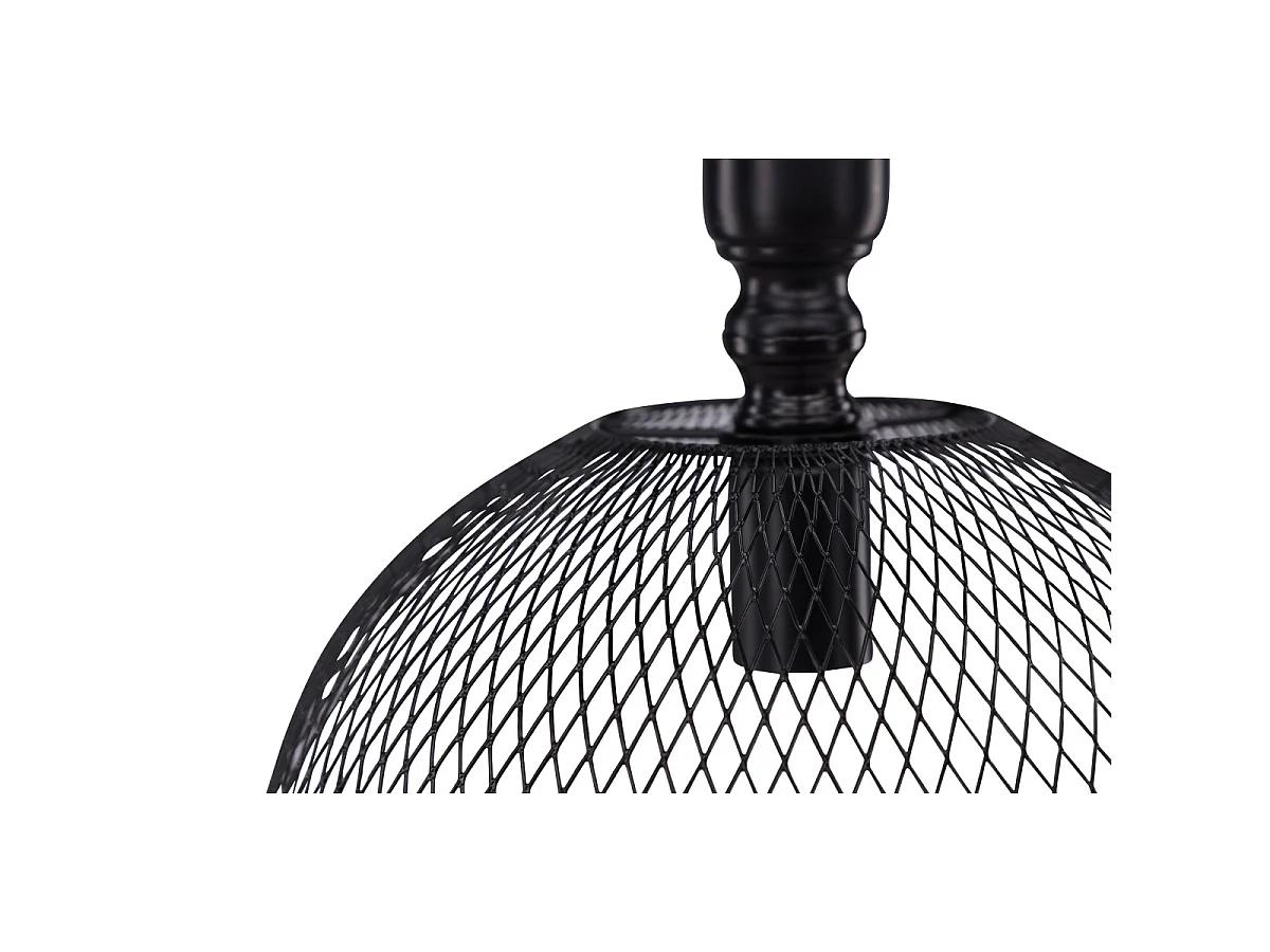 Valence verlichting hanglamp 30x30x48cm zwart.