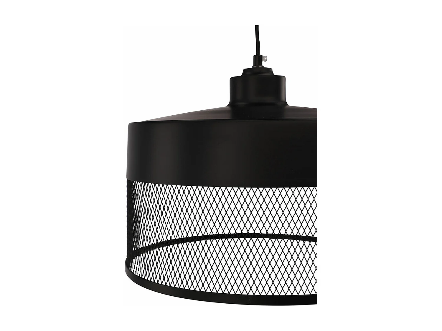 Lampada a sospensione Toulon 33x33x24cm nera.