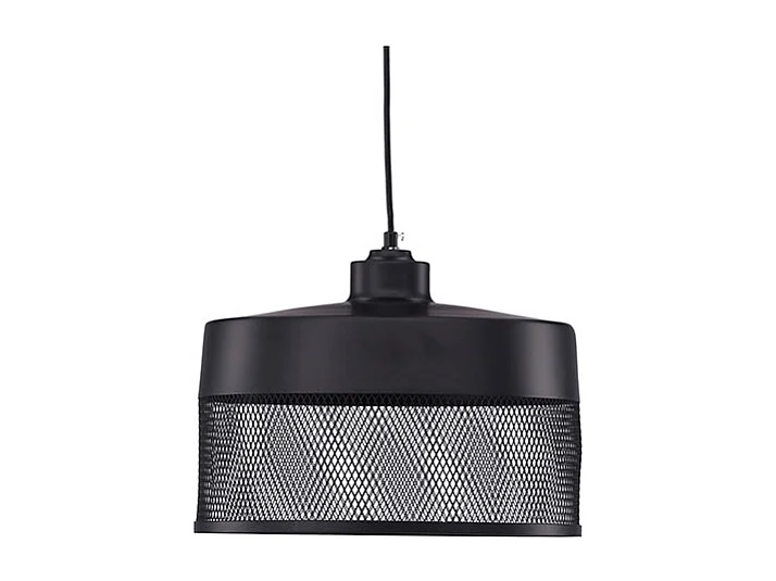 Toulon éclairage lampe pendentif 33x33x24cm noir.