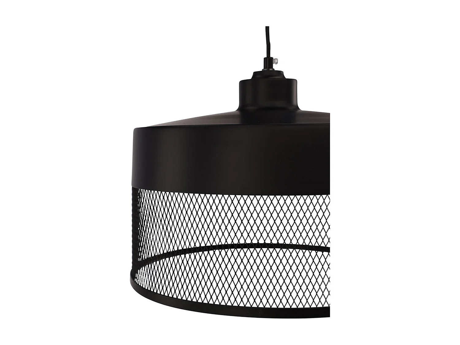 Toulon éclairage lampe pendentif 33x33x24cm noir.