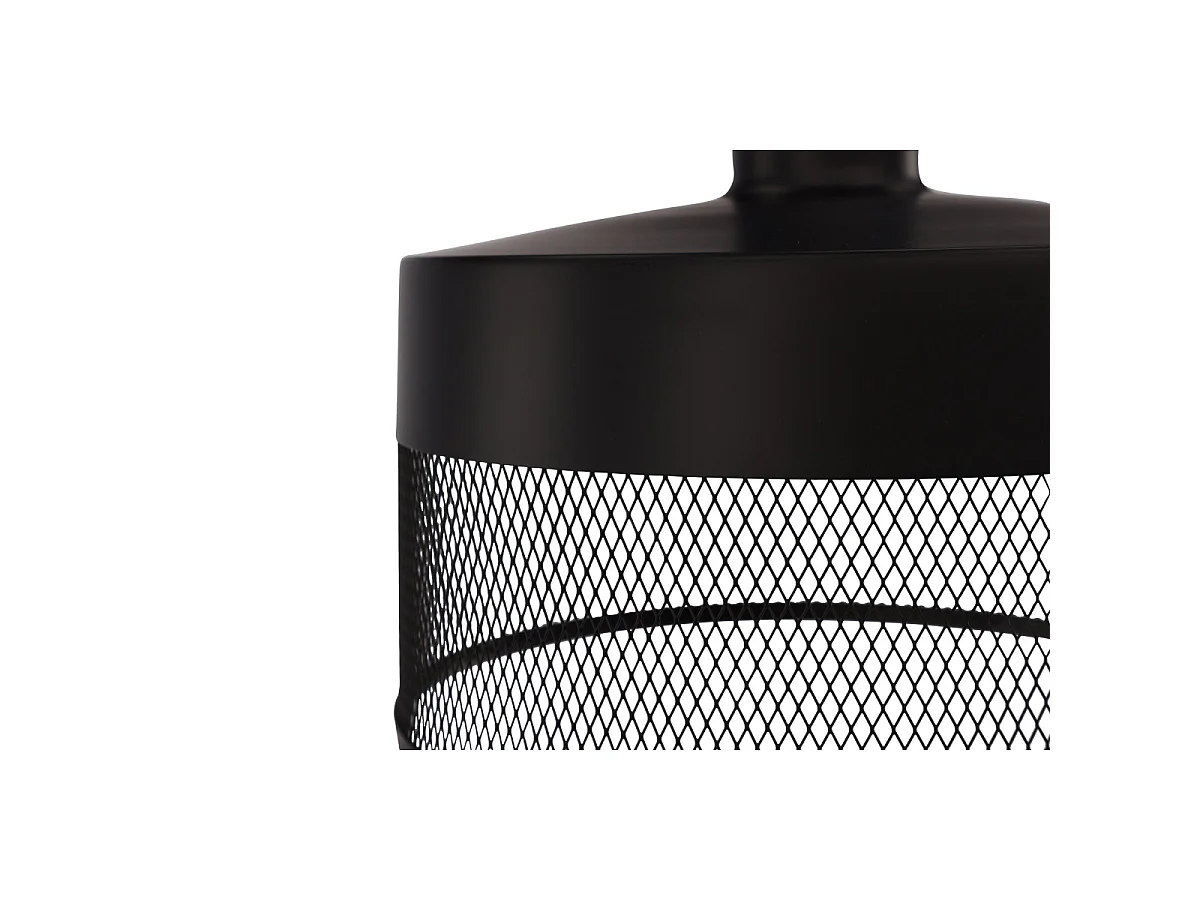 Toulon verlichting hanglamp 33x33x24cm zwart.