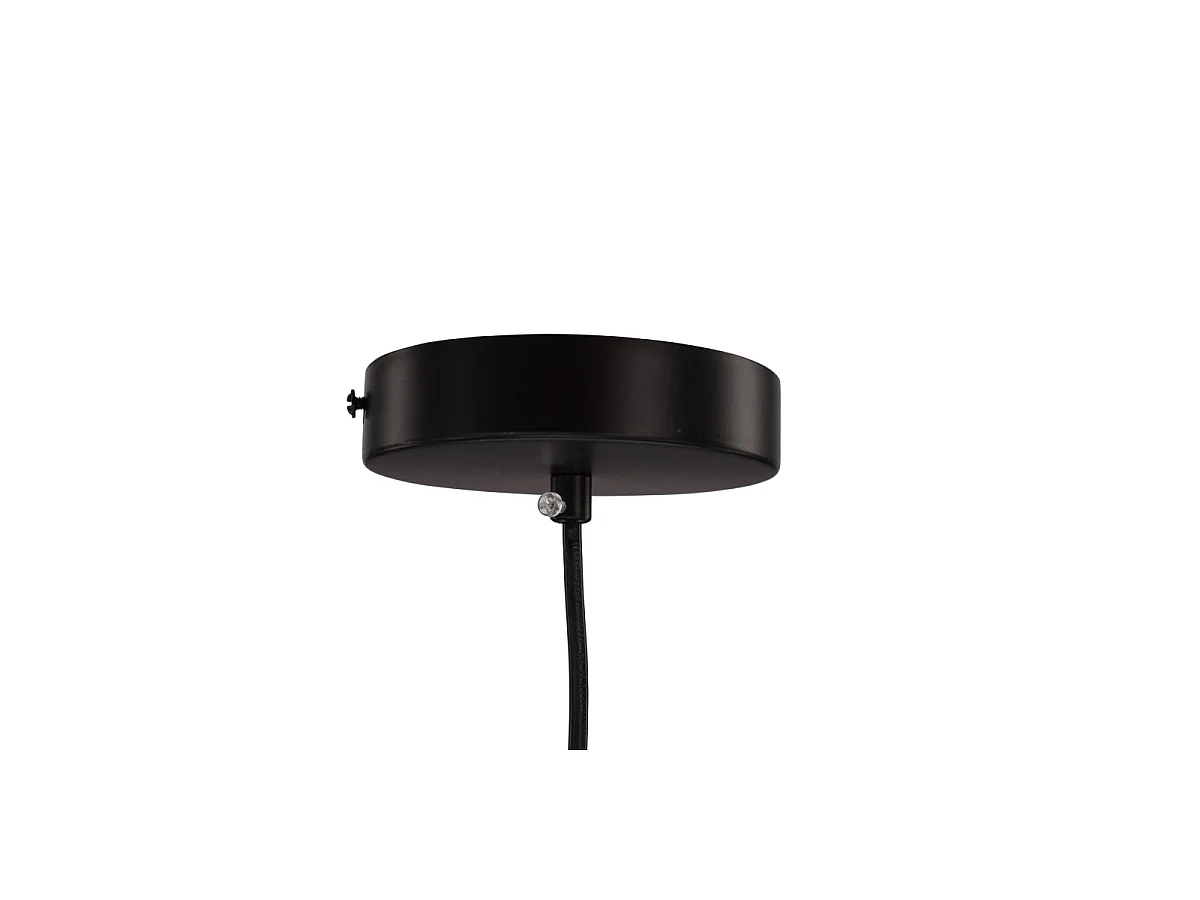 Toulon verlichting hanglamp 33x33x24cm zwart.