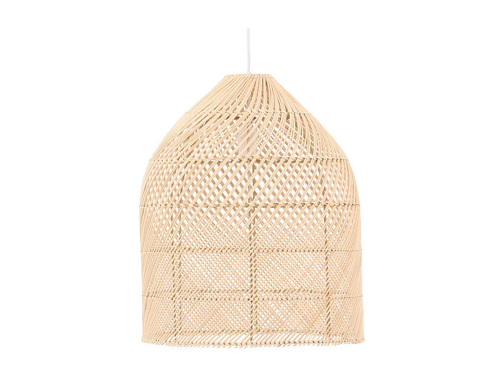 Lampe Suspension en Rotin "Brivela" 53cm Naturel