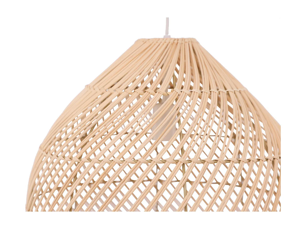 Lampe Suspension en Rotin "Brivela" 53cm Naturel