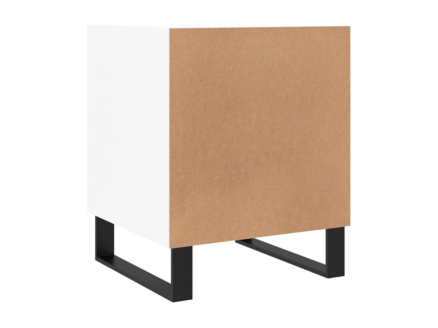 Tables de chevet 2 pcs blanc 40x40x50 cm bois d’ingénierie