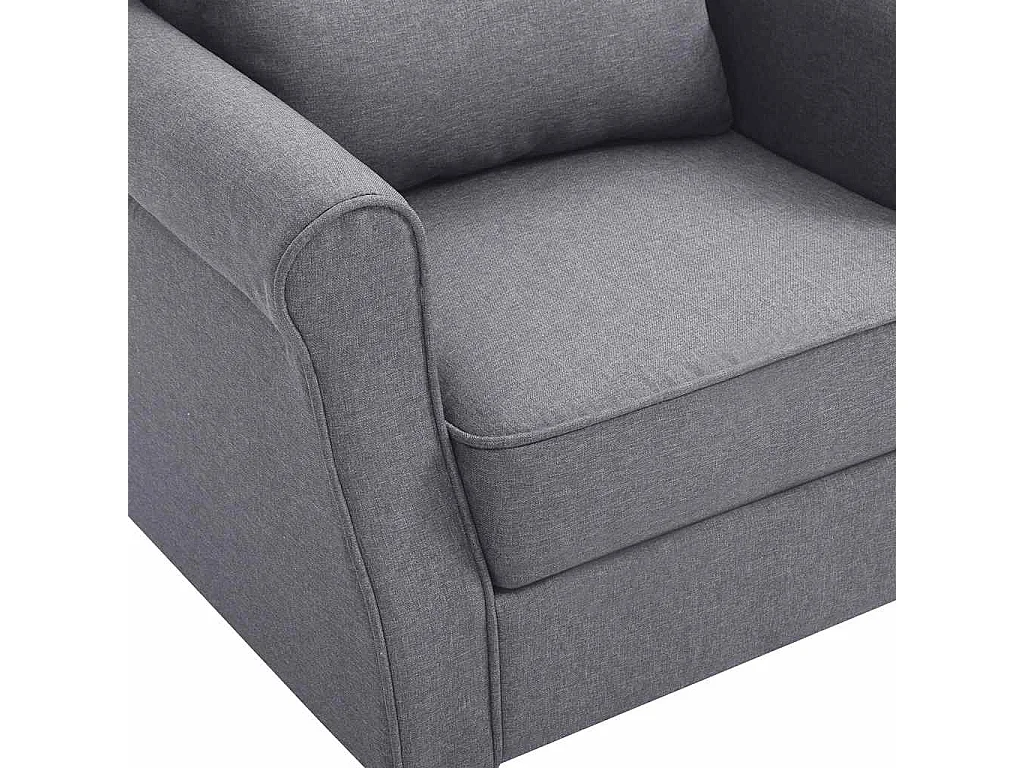 Fauteuil gris foncé tissu