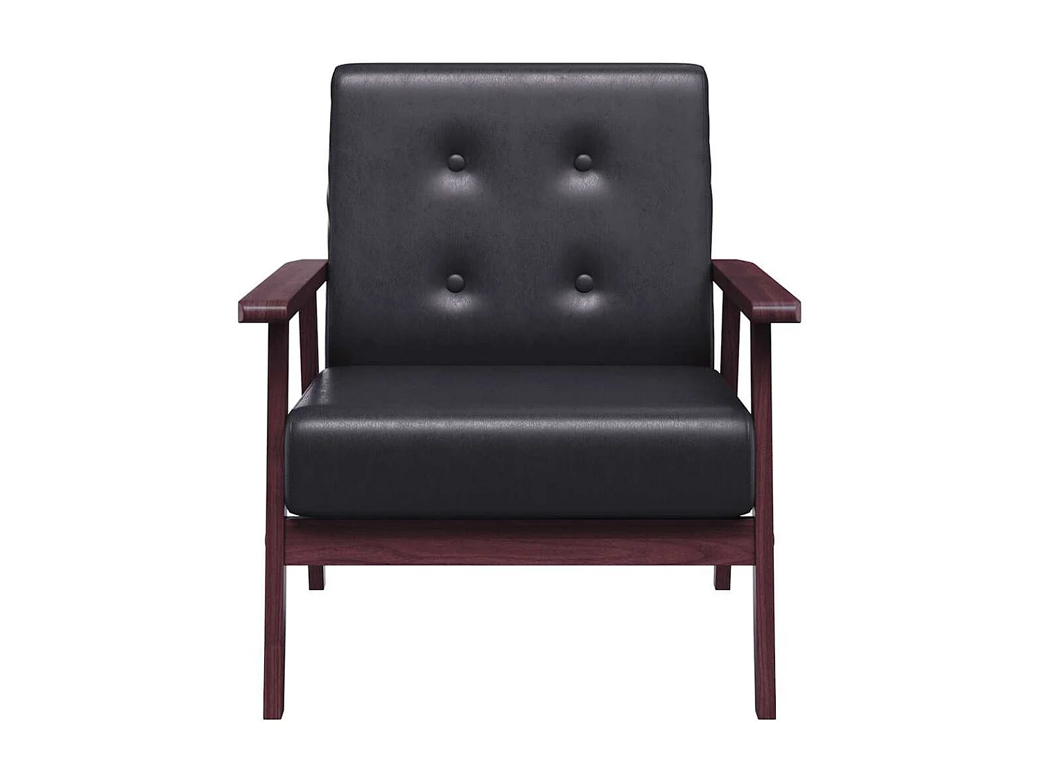 Poltrona Nera in Similpelle