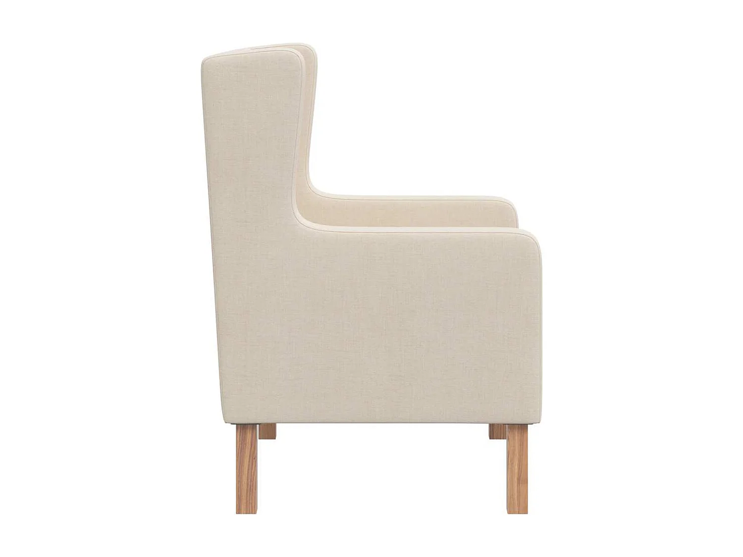 Sessel Cremeweiß Stoff