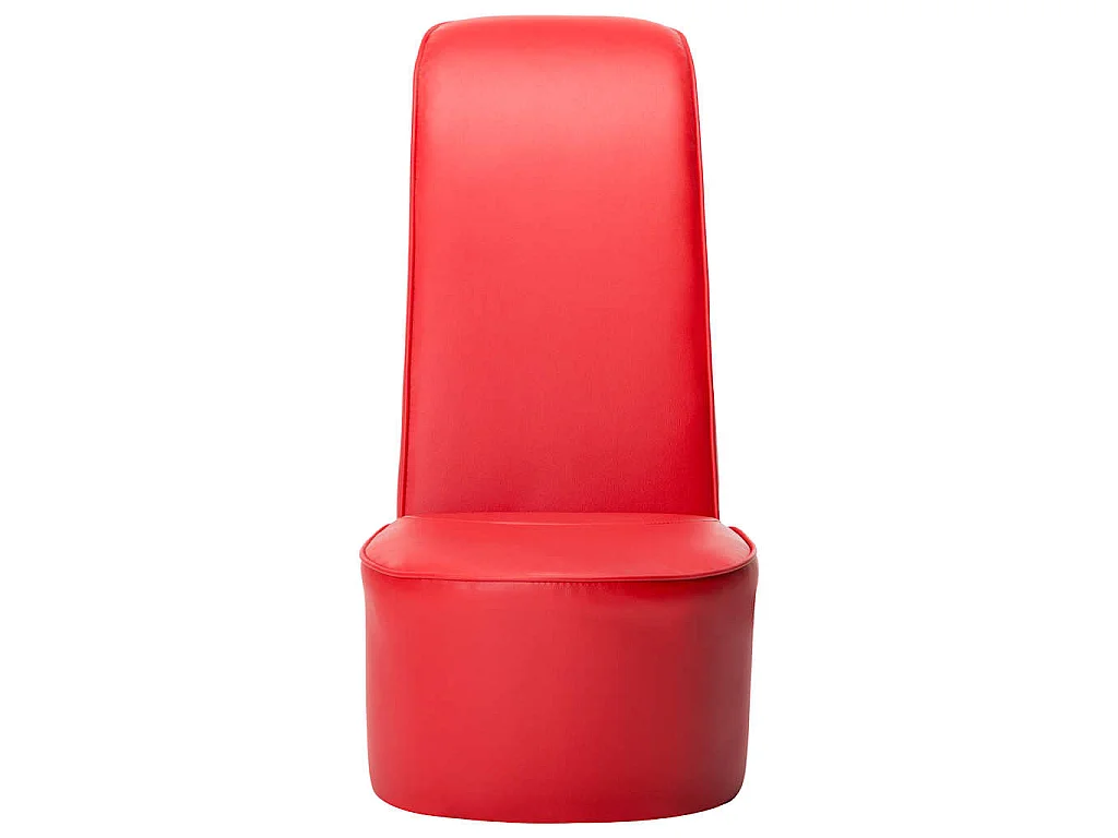 Stuhl in Stöckelschuh-Form Rot Kunstleder
