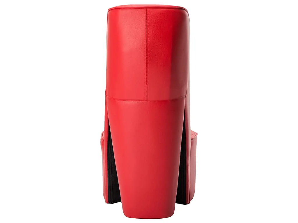 Stuhl in Stöckelschuh-Form Rot Kunstleder