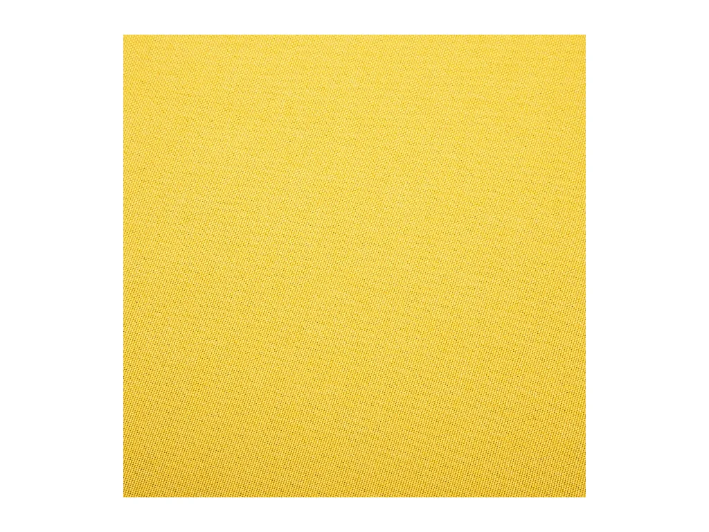 Fauteuil sans accoudoirs jaune tissu