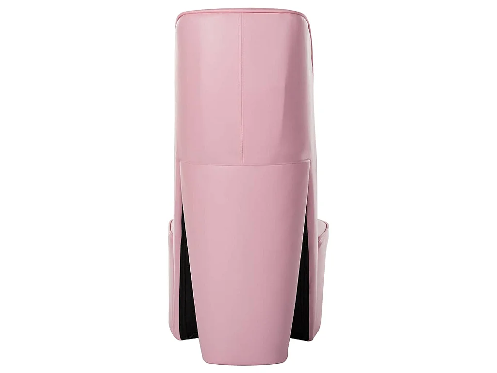 Poltrona a Forma di Scarpa con Tacco in Similpelle Rosa
