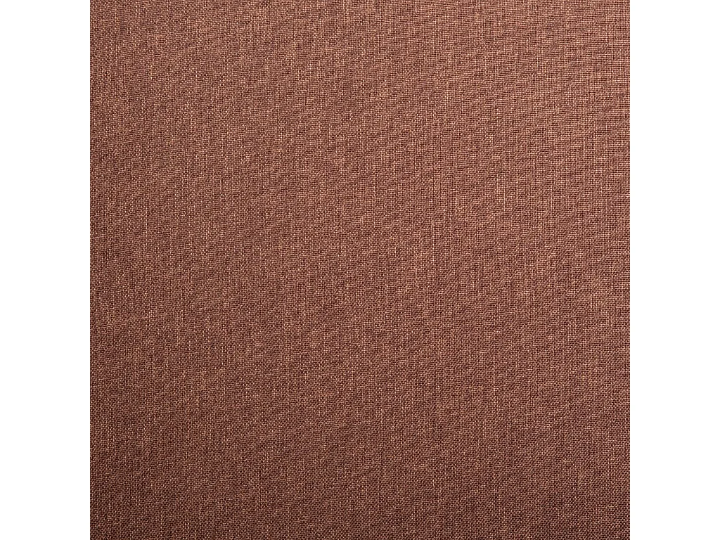 Sillón de tela marrón