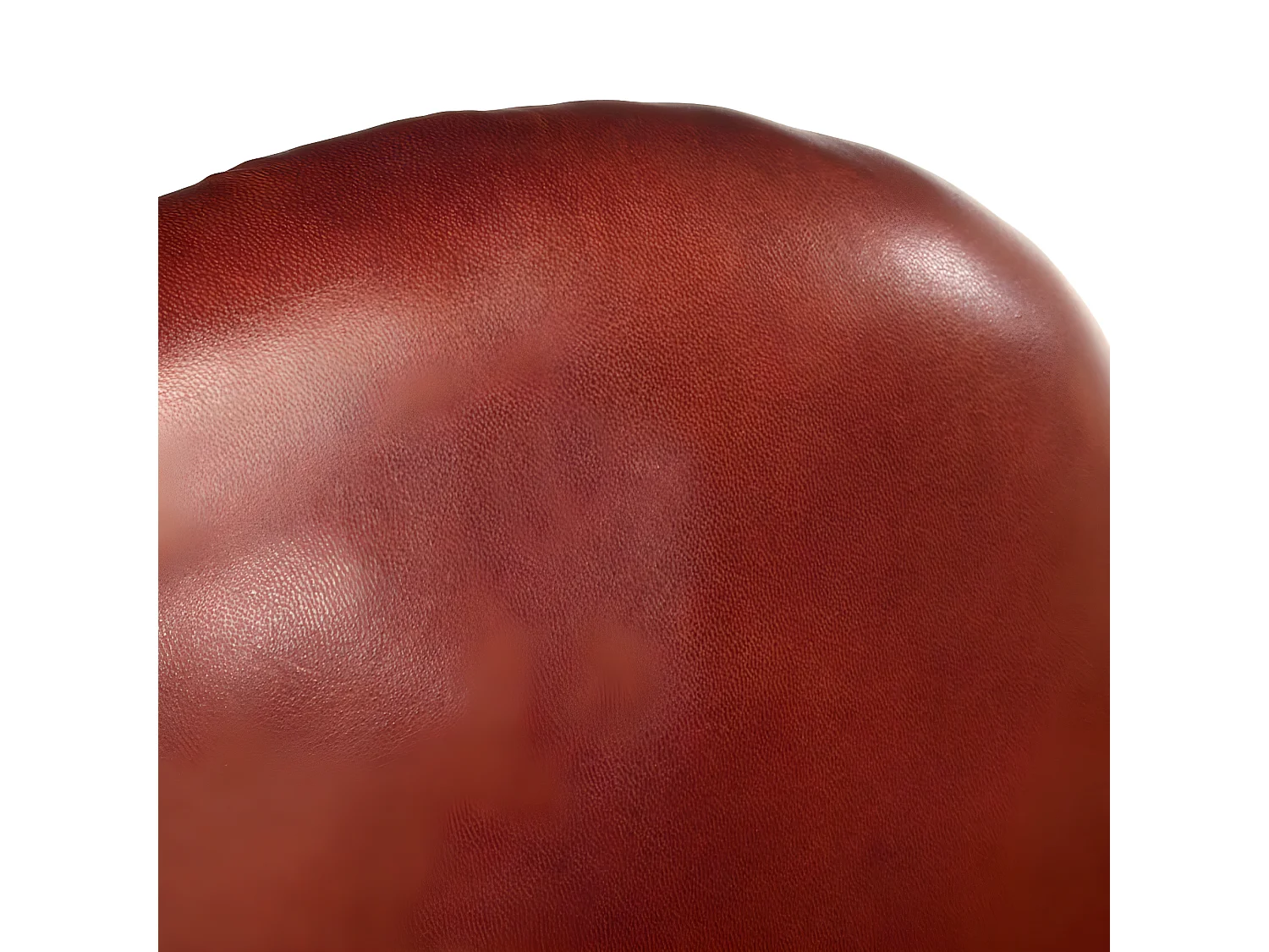 Chaise cabriolet Marron 77x65x79 cm Cuir véritable