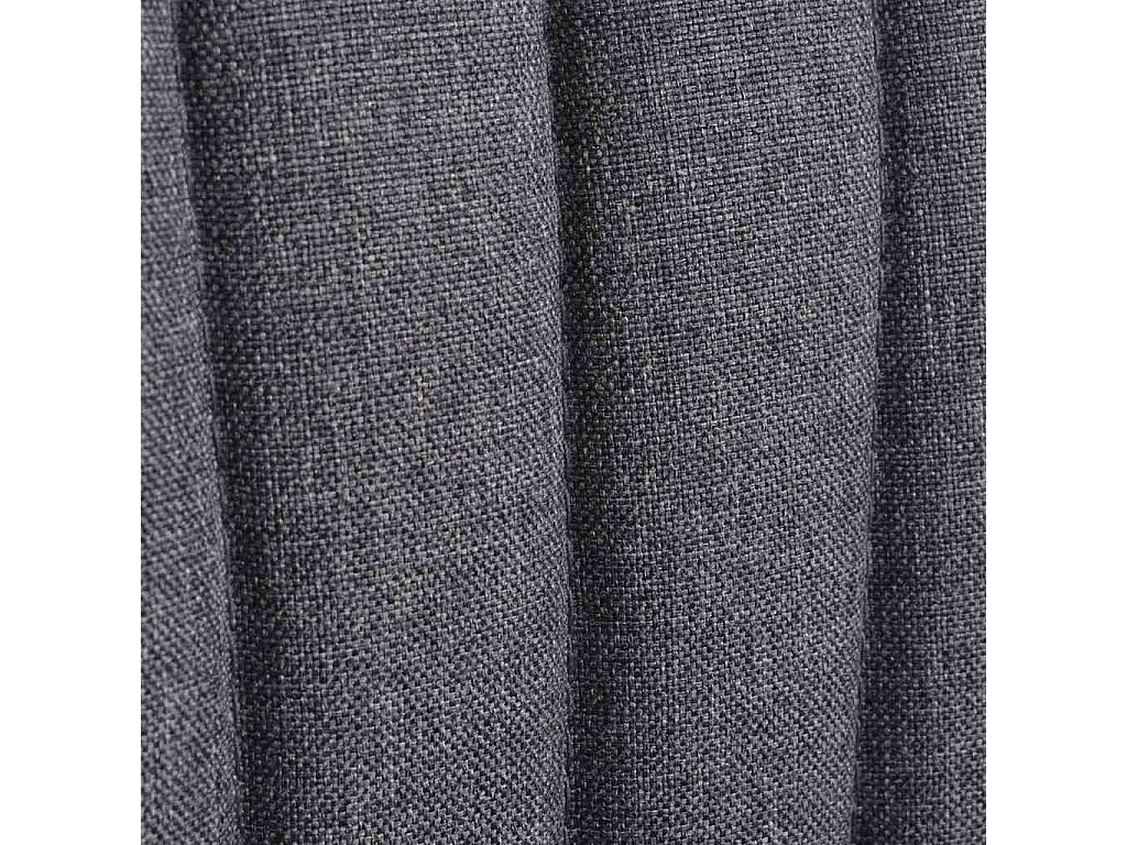 Chaise de cocktail gris foncé tissu