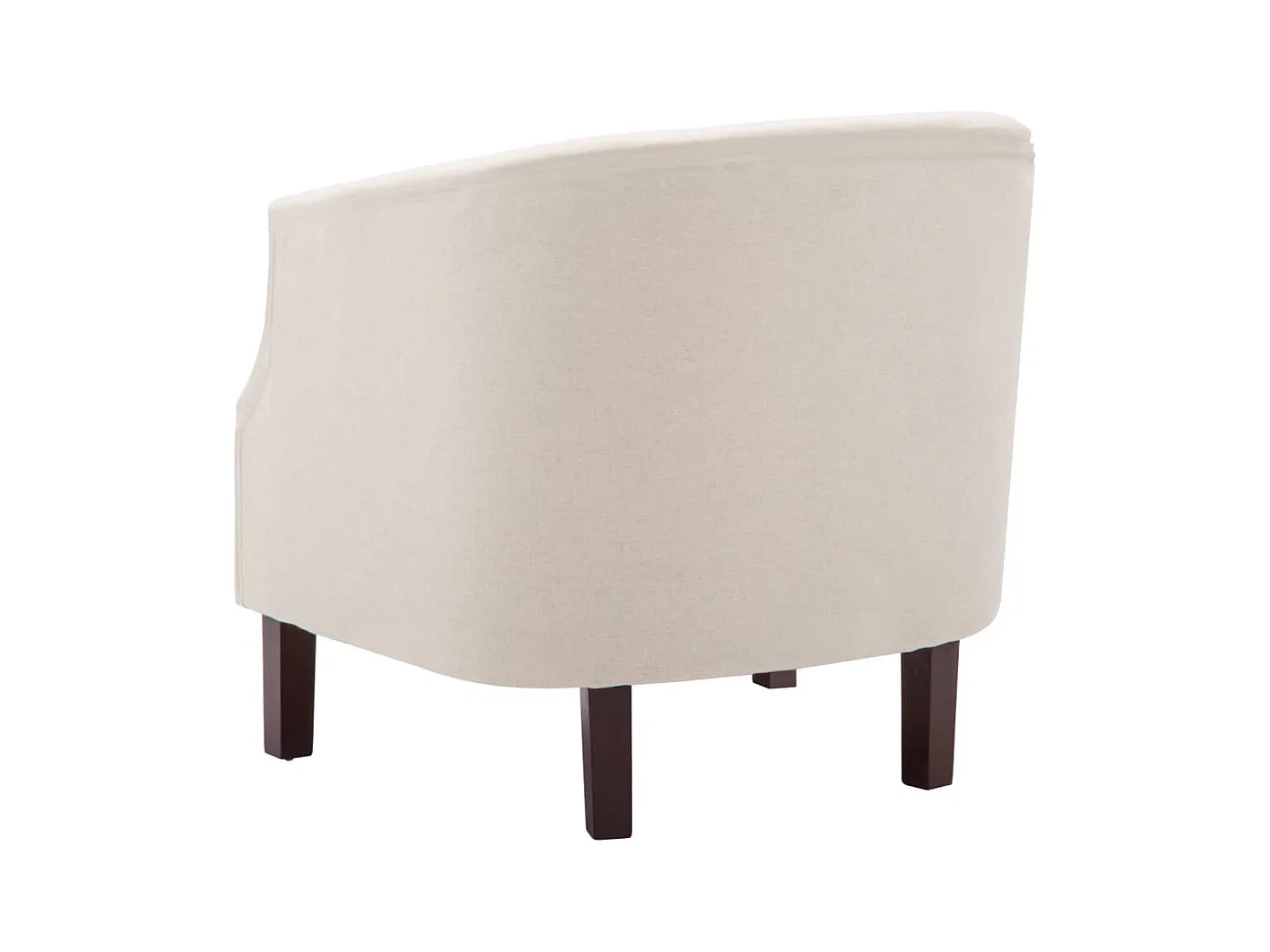 Fauteuil beige tissu