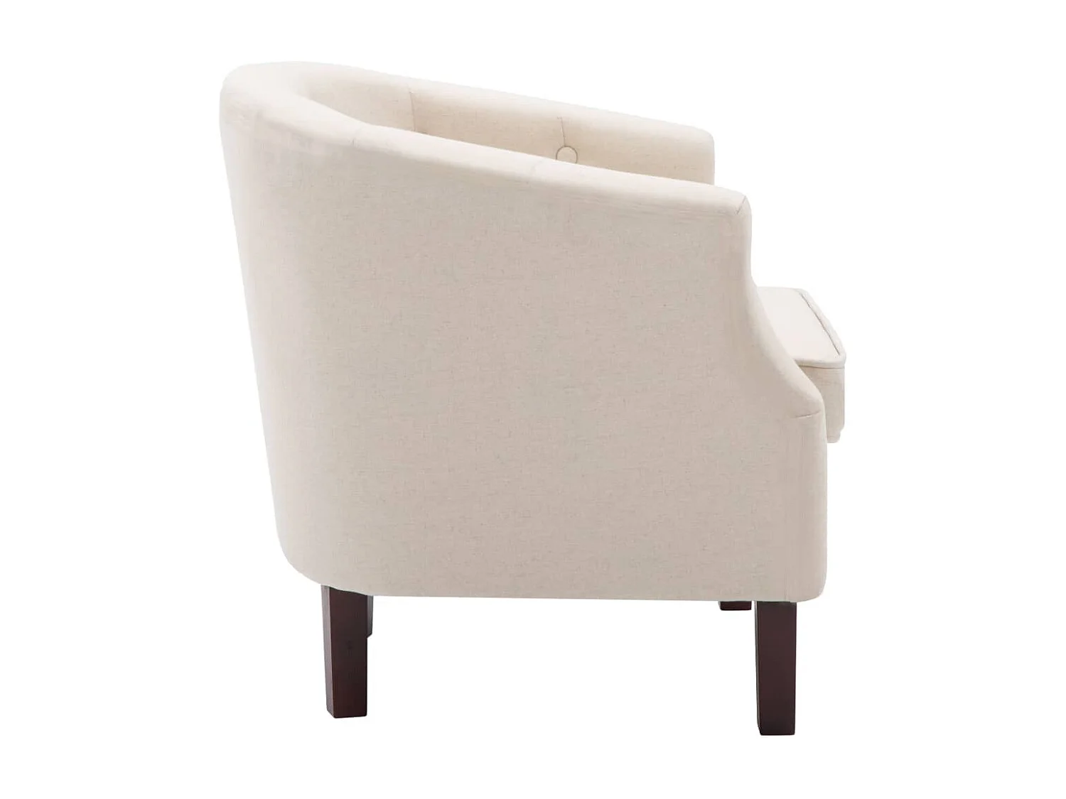 Poltrona Beige in Tessuto
