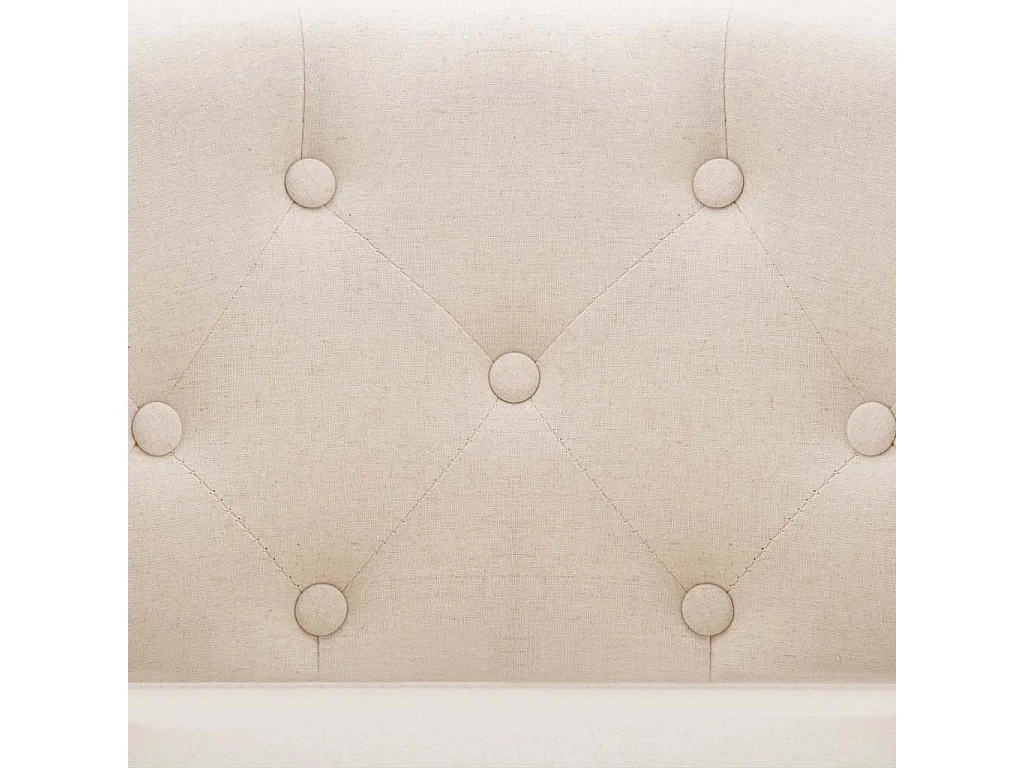 Sillón de tela beige